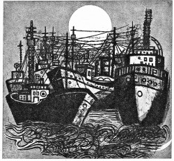 Корабли в порту — И. Лёлис