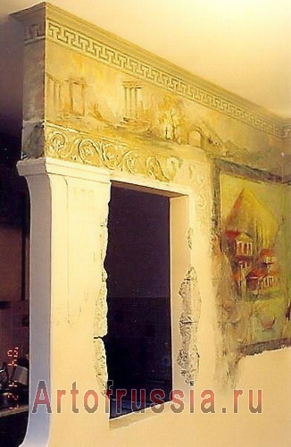 Фреска в античном стиле