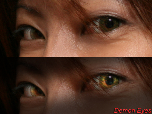 Эффект - глаза демона