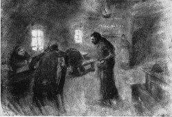 Спор между двумя мужчинами в таверне — Кете Кольвиц
