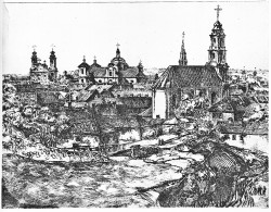 Из цикла «Панорамы старого Вильнюса» — Л. Лагаускас