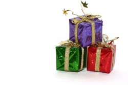 Ногодний клипарт — коробки с подарками