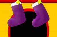 Новогодние носки для подарков — клипарт
